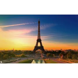 Fototapet autoadeziv Paris la apus, 75x100 cm