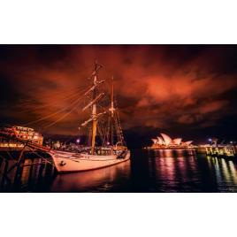 Fototapet autoadeziv Portul din Sidney, 75x100 cm