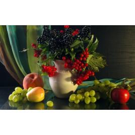 Fototapet autoadeziv Vaza cu fructe, 75x100 cm