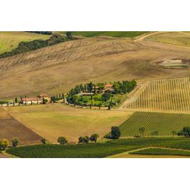 Fototapet autocolant PVC Campiile Toscanei, 160x240 cm