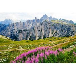 Fototapet autocolant PVC Muntele din Lavaredo, 160x240 cm