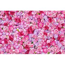 Fototapet autocolant PVC Peretele de flori, 160x240 cm