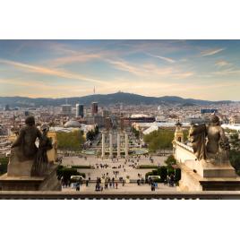 Fototapet autocolant PVC Gardienii din Barcelona, 160x240 cm