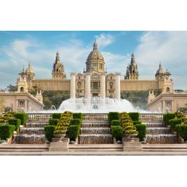 Fototapet autocolant PVC Monument din Barcelona, 160x240 cm
