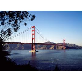 Fototapet autocolant PVC Podul Golden Gate , 160x240 cm