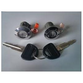Set yale inchidere suzuki vitara 5-usi, 1996-12.2003, cu chei, cu 2 butuci blocare usa, usa fata, stanga/dreapta, 82201-60860 + 82201-608650; 82201-60860/50, kft auto