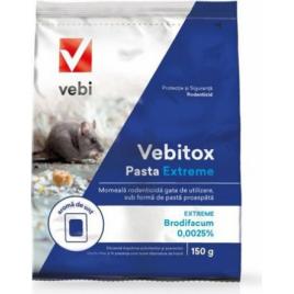 Raticid otrava pentru soareci si sobolani Vebitox Pasta Extreme 150 g
