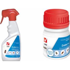Set Insecticid profesional Spray Draker Rtu 400 ml+ Draker 10.2 50 ml anti insecte gandaci muste tantari furnici capuse