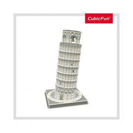 Puzzle 3d turnul din pisa nivel mediu 27 piese