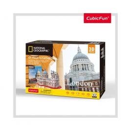 Puzzle 3d cu brosura catedrala st. paul 107 piese