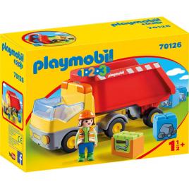 Playmobil 1.2.3 - basculanta rosie