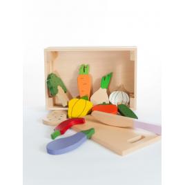 Jucarie handmade marc toys - ladita cu fructe si legume