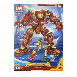 Set de constructie, Avengers - IronMan Hero Mecha, 568 piese tip lego