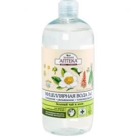 Apa micelara 3in1 cu extracte de ceai verde si aloe, 500 ml, ZELENAYA APTEKA