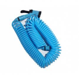 Furtun spirala extensibil pana la 15m cu aparat de stropit inclus