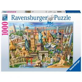 Puzzle obiective turistice 1000 piese