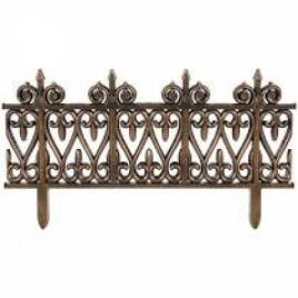 Set de 5 gardulete decorative pentru gradina, 62x35 cm, bronz