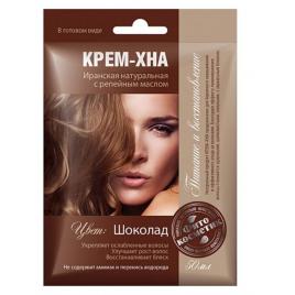 Vopsea-crema vegetala henna ciocolatiu, FITO COSMETIC, 50 gr