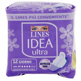 Absorbante lines idea ultra de zi 12 buc cu aripioare