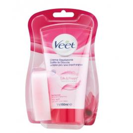 Crema depilatoare veet pentru piele normala, cu flori de lotus si iasomie 150 ml