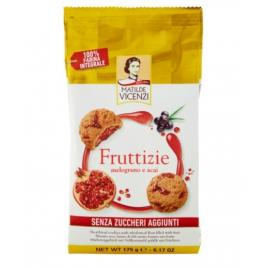 Fursecuri fara zahar,  cu rodie si acai fruttizie vicenzi 175g