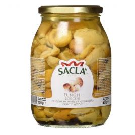 Hribi italieni conservati in ulei - funghi porcini sacla 1062g