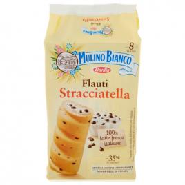 Prajitura italiana flauti stracciatella mulino bianco 8buc, 280g