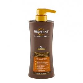 Sampon professional pentru par fragil si deteriorat, biopoint riparazione e bellezza, 390 ml