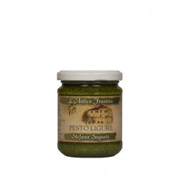 Sos pentru paste cu ulei de masline taggiasche pesto ligure cu usturoi l' antico frantoio saguato 180g