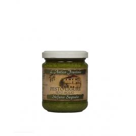 Sos pentru paste cu ulei de masline taggiasche pesto ligure fara usturoi l' antico frantoio saguato 180g