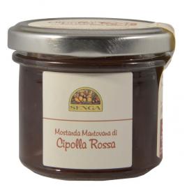Specialitate italiana mostarda mantovana de ceapa rosie senga 120g