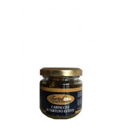 Trufe negre de vară feliate in ulei de masline carpaccio di tartufo estivo tartuforo 80g