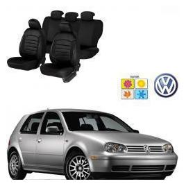 Set Huse Scaune Dedicate VW GOLF 1998-2005 Premium insertii piele