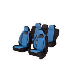 Huse scaune auto DACIA LOGAN 2004-2010 dAL Racing Negru Piele ecologica + Textil