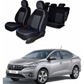 Set Huse auto compatibile Dacia Logan 2020-2021 FRACTIONATA Calitate Premium