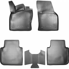 Set covorase auto din cauciuc tip tavita fit Skoda Kodiaq 3d 2017- - 5 Pcs