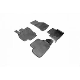 Set covorase auto din cauciuc tip tavita fit Skoda Octavia III a7 2013- - 5 Pcs