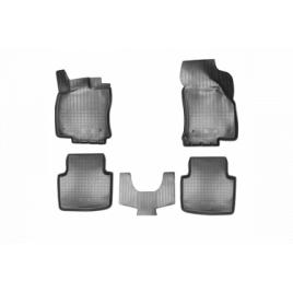 Set covorase auto din cauciuc tip tavita fit Skoda Superb III 3d 2015- - 5 Pcs