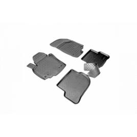 Set covorase auto din cauciuc tip tavita fit Volkswagen Golf Plus 2005-2009 - 5 Pcs