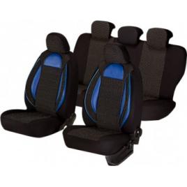 Set huse scaun Racing albastru - negru