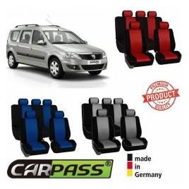 Huse Scaune Dedicate Dacia Logan Break Mcv 2005-2011 Premium RosuAlbastruGri