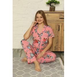 Pijamale Dama cu imprimeu floral