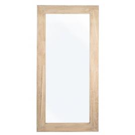 Oglinda de perete cu rama din lemn natur tiziano 82 cm x 3 cm x 172 h