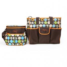 Geanta pentru mamici Mama Bag Monkey Portocaliu