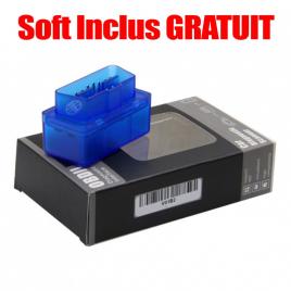 Interfata Auto Super Mini OBD2 Bluetooth Cu Cip ELM V2.1 Torque + Soft Inclus GRATUIT