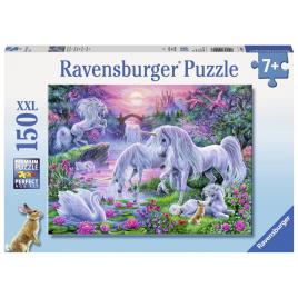 Puzzle unicorni la apus - 150 piese