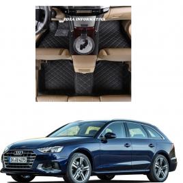 Covorase auto LUX PIELE 5D Audi A4 B9 2016-2020 ( 5D-024 cusatura bej )