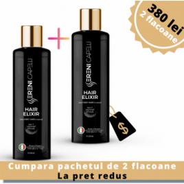 Tratament fire par albe - Repigmentare fire albe -Hair Elixir- Sereni Capelli 2 x250ml