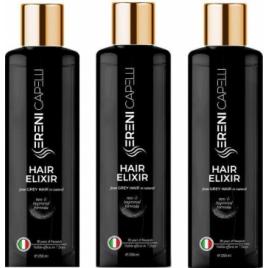 Tratament fire par albe - Repigmentare fire albe -Hair Elixir- Sereni Capelli 3x250ml