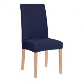 Husa scaun dining/bucatarie, din spandex, culoare bleumarin